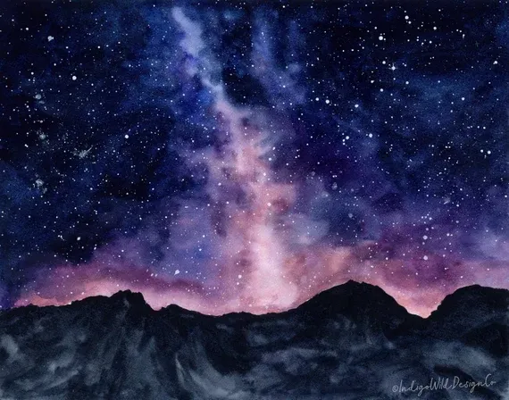 Illustration d'un ciel étoilé